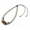 Collier perles de bois