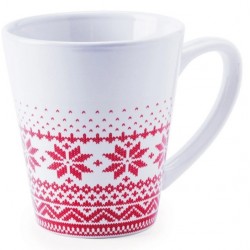 2 tasses motif tricot