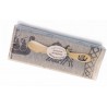Torchon et couteau à beurre drakkar