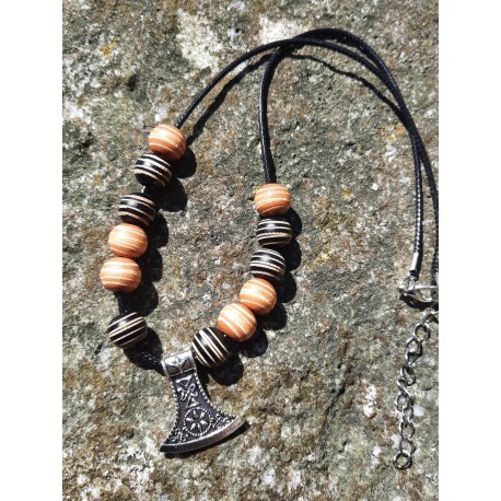 Collier hache viking