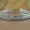 Bracelet jonc chevrons