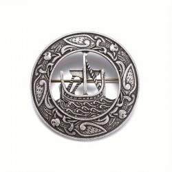 Broche bateau viking