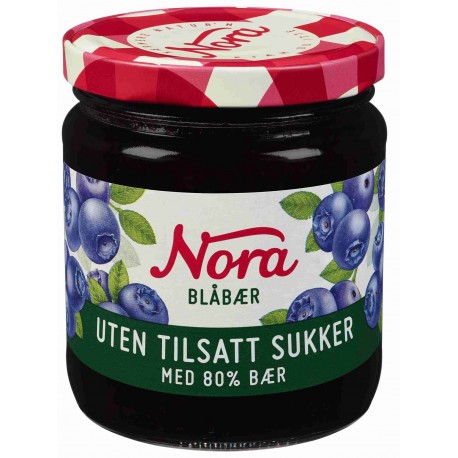 Nora Blåbærsyltetøy hjemmelaget