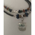 Collier navire viking