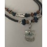 Collier navire viking