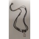 Collier navire viking
