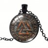 Collier Valknut et Runes
