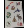 Autocollant souvenir de Norvège