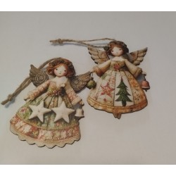 Anges en bois