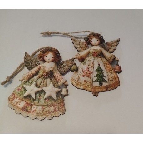 Anges en bois
