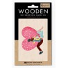 Carte en bois Amoureux