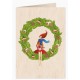 Carte en bois couronne