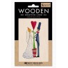 Carte en bois Mariage