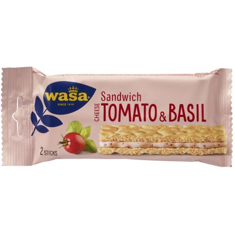 Wasa sandwich tomat & basilikum
