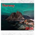 Petit calendrier 2026 paysages de Norvège
