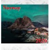 Petit calendrier 2026 paysages de Norvège