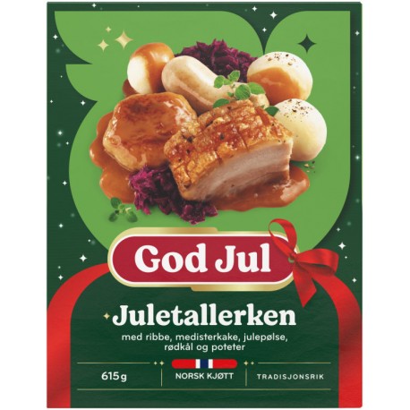 God Jul Juletallerken