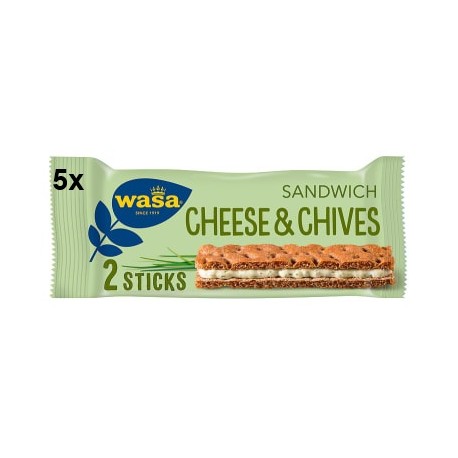 5 Wasa sandwich Cheese & Chives