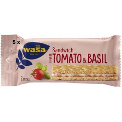 5 x Wasa sandwich tomat & basilikum