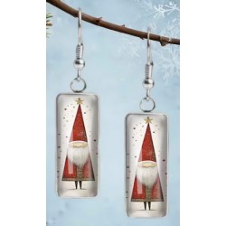 Boucles d'oreilles Père Noël
