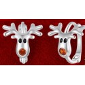 Boucles d'oreilles renne