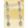 Boucles d'oreille spirales