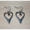 Boucles d'oreilles cœur