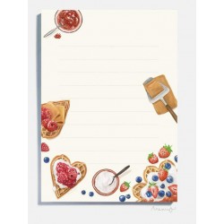 Bloc notes gaufres norvégiennes