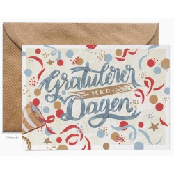 Carte Gratulerer med dagen