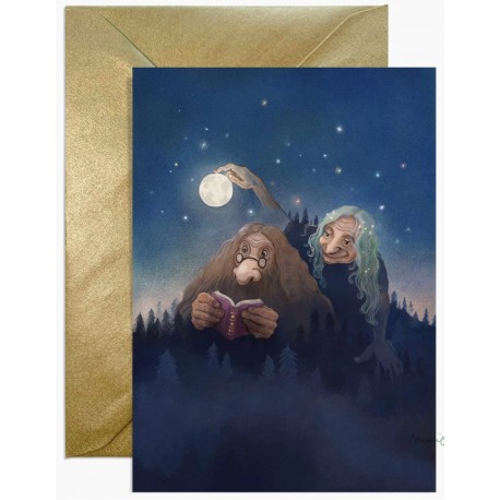 Carte Troll au clair de lune