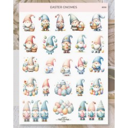 Autocollants gnomes de Pâques