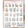 Autocollants gnomes de Pâques