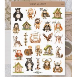 Autocollants village viking - 1