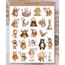 Autocollants village viking - 2