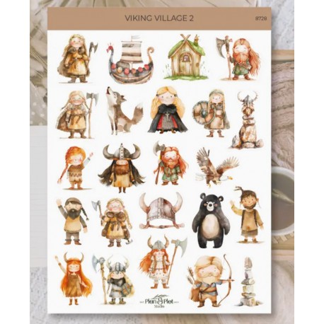 Autocollants village viking - 2
