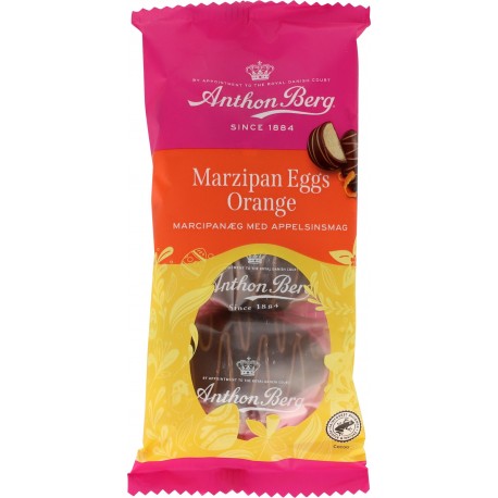 Marzipan eggs orange