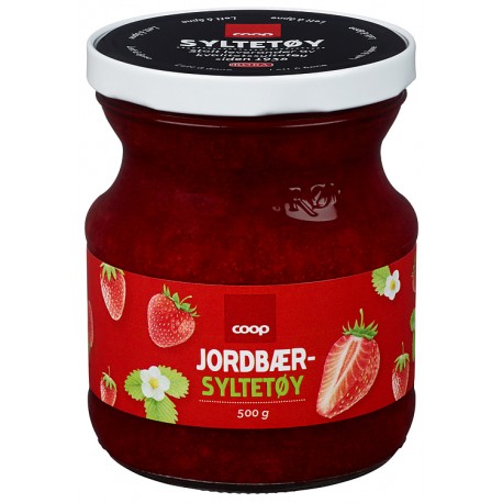 Coop Jordbærsyltetøy 500g