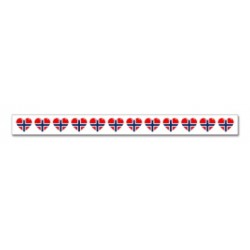 Brassard réfléchissant cœur norvégien