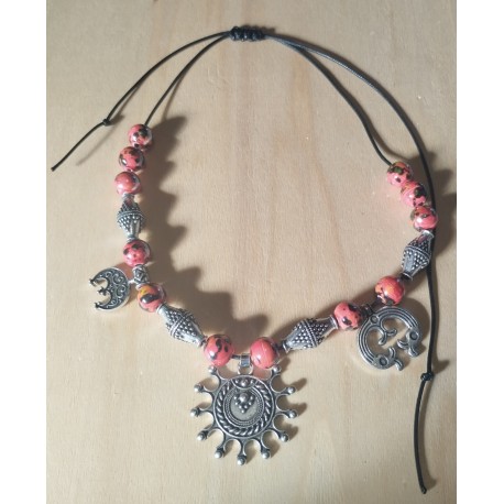 Collier de perles Soleil