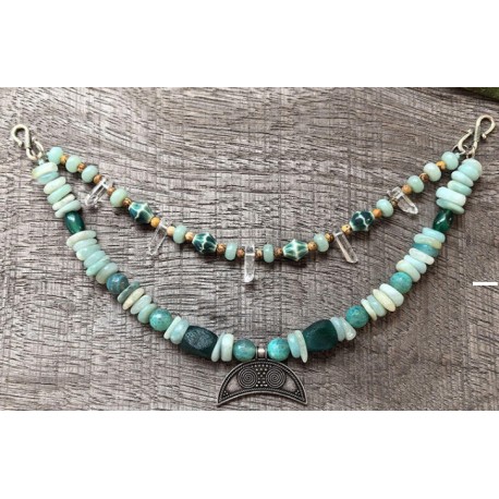 Collier de broche Måne
