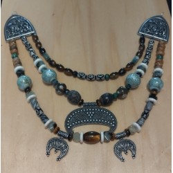 Collier de broche 3 rangs