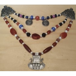Collier de broche 3 rangs