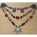Collier de broche bateau viking